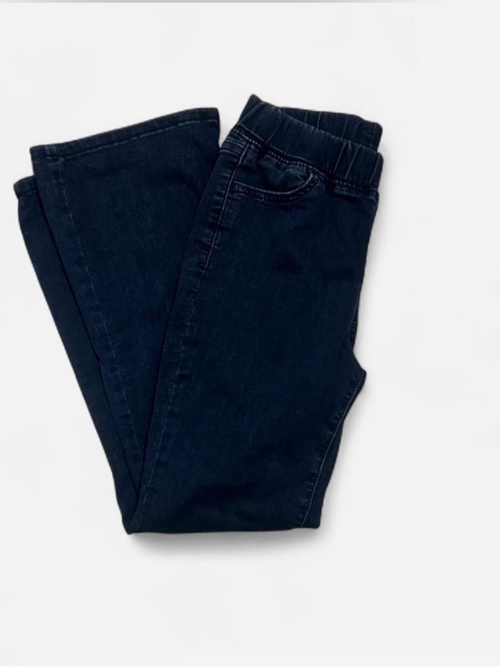 Girls' Mid-Rise Pull-On Flare Jeans - Cat & Jack™ Black 10